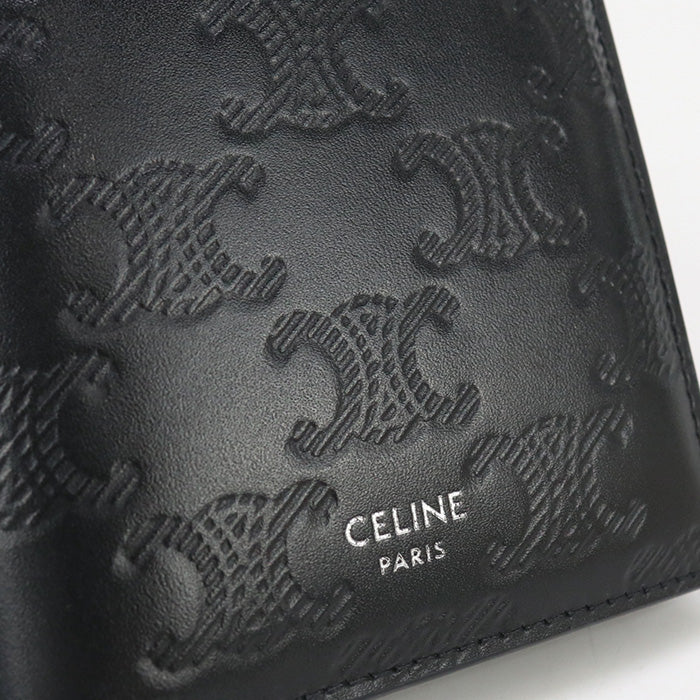 CELINE Compact wallet Triomphe CE93002 Folded wallet Calfskin / Compact wallet Women