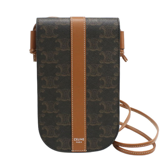 CELINE Mobile pouch Triomphe canvas CE93426 Shoulder bag PVC / Mobile pouch Women