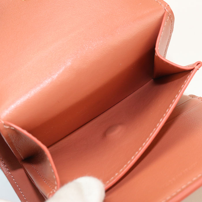CELINE Small flap wallet Triomphe 10D78 3DPV Three fold wallet Calfskin Women