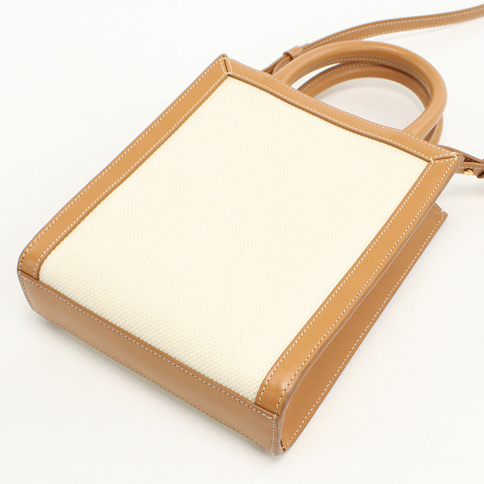 CELINE 2WAY Mini vertical hippopotamus 19330 2BNZ.02NT Handbag canvas / Calfskin Women
