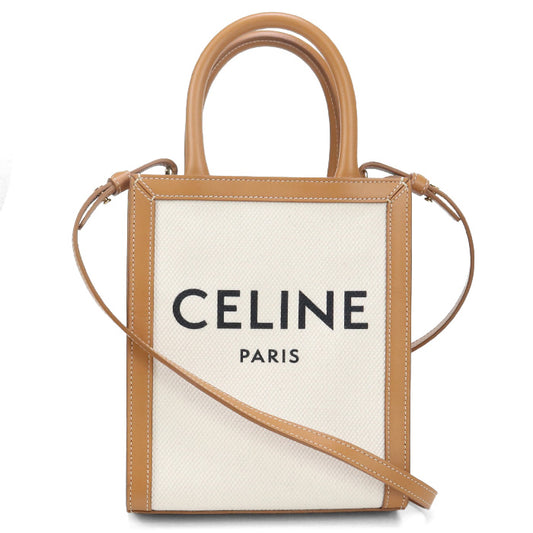 CELINE Minibar Tical Hippo Handbag canvas / Calfskin Women