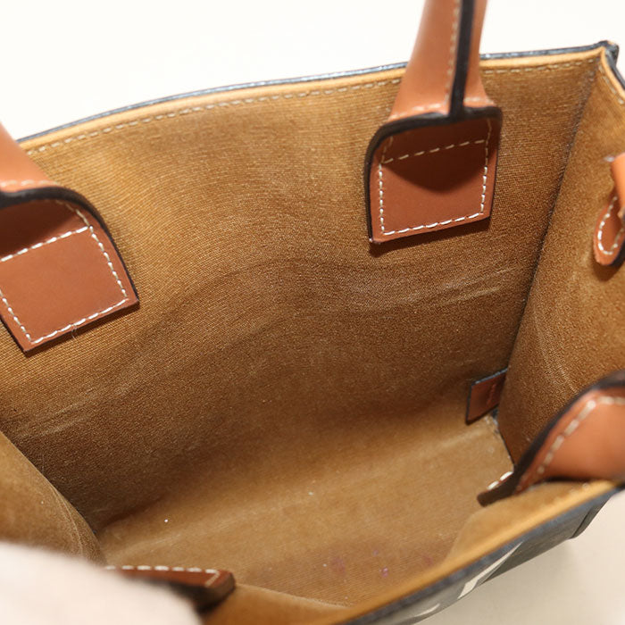 CELINE Mini vertical hippopotamus Triomphe canvas Handbag Triomphe canvas / leather Women