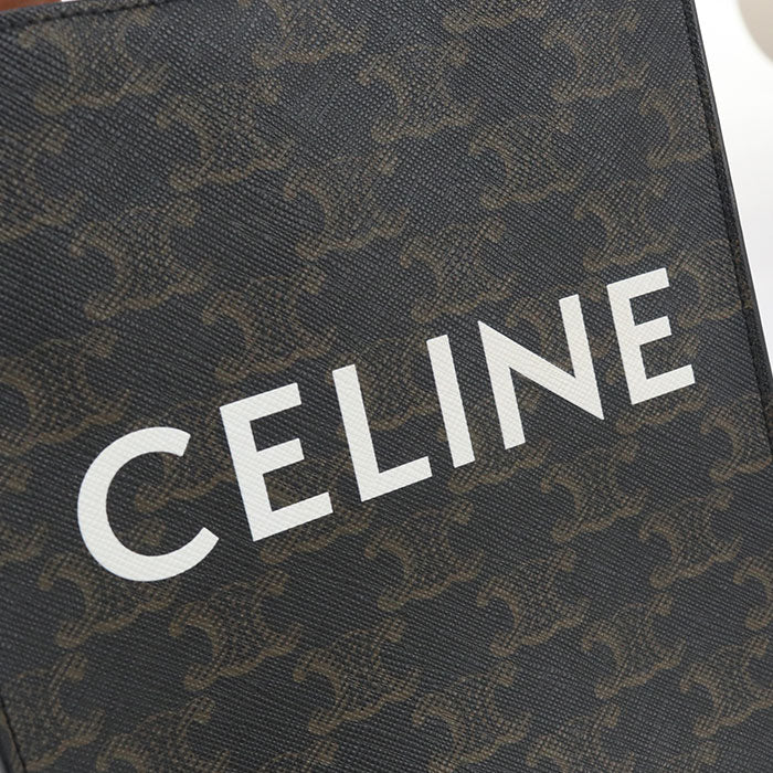 CELINE Mini vertical hippopotamus Triomphe canvas Handbag Triomphe canvas / leather Women