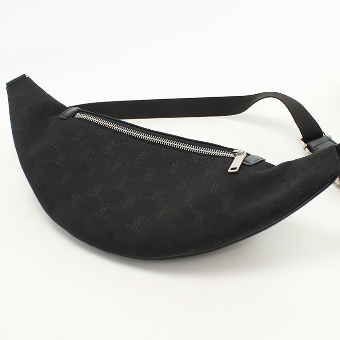 CELINE Belt bag Triomphe body bag canvas Men