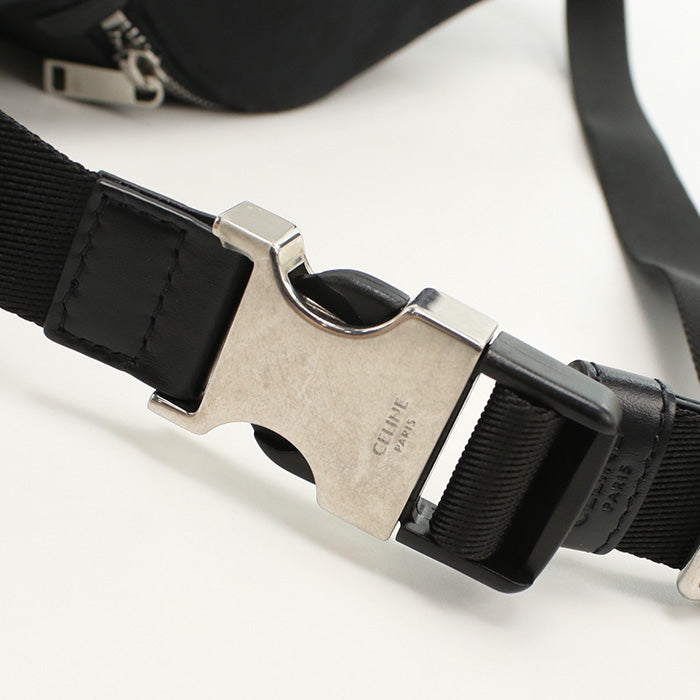 CELINE Belt bag Triomphe body bag canvas Men