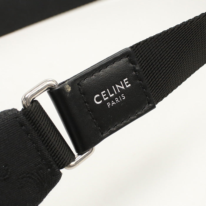 CELINE Belt bag Triomphe body bag canvas Men