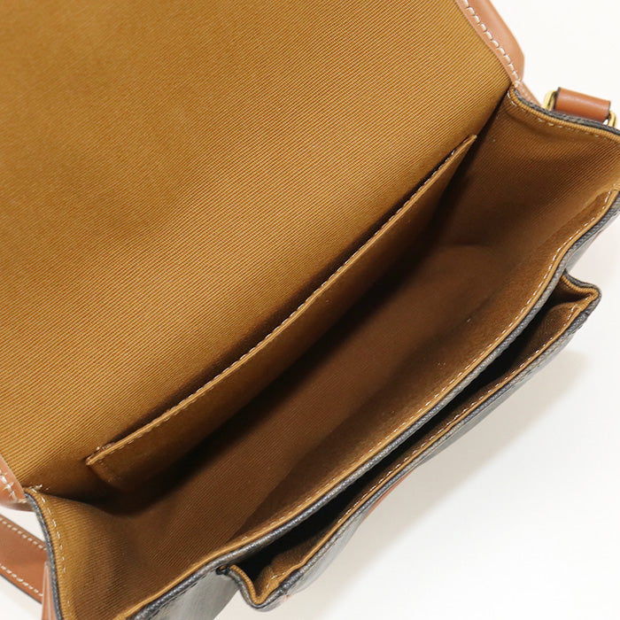 CELINE Medium Falco Bag Triomphe canvas CE96272 Shoulder bag / Medium Falco Bag / leather Women