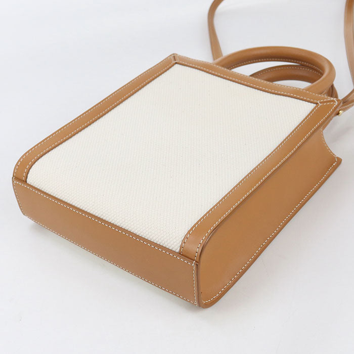 CELINE Mini vertical hippopotamus 193302BNZ.02NT Handbag canvas / Calfskin Women