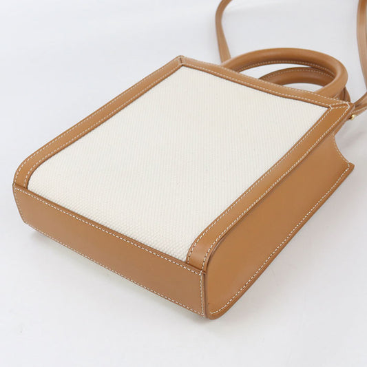 CELINE Mini vertical hippopotamus 193302BNZ.02NT Handbag canvas / Calfskin Women