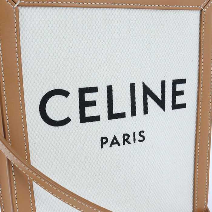 CELINE Mini vertical hippopotamus 193302BNZ.02NT Handbag canvas / Calfskin Women