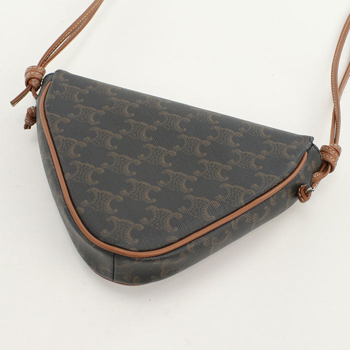 CELINE Triomphe canvas Diagonal shoulder bag Triomphe canvas Women