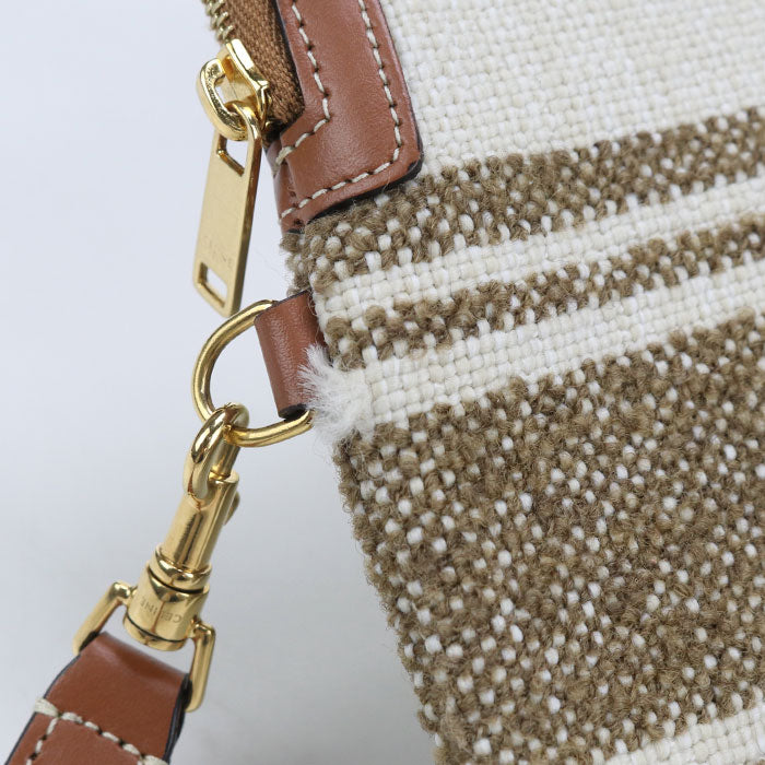 CELINE Small pouch with strap 10J502FAI Clutch bag / Jacquard Women