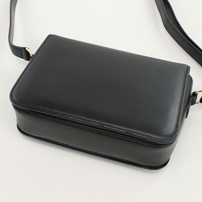 CELINE Triomphe Diagonal shoulder bag leather Women