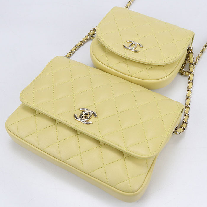 CHANEL Chain Matrasse Shoulder bag / lambskin 28034267 Women
