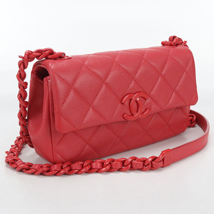 CHANEL Chain Matrasse Diagonal Shoulder bag / caviar 30905412 Women