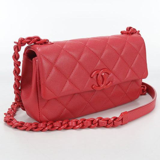 CHANEL Chain Matrasse Diagonal Shoulder bag / caviar 30905412 Women