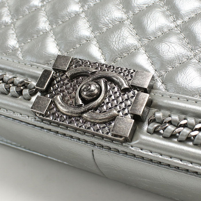 CHANEL 2WAY handbag Boy chanel Handbag leather 23113096 Women