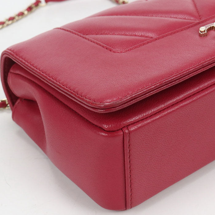 CHANEL Chain 2WAY Chevron Diagonal Shoulder bag leather 24958185 Women