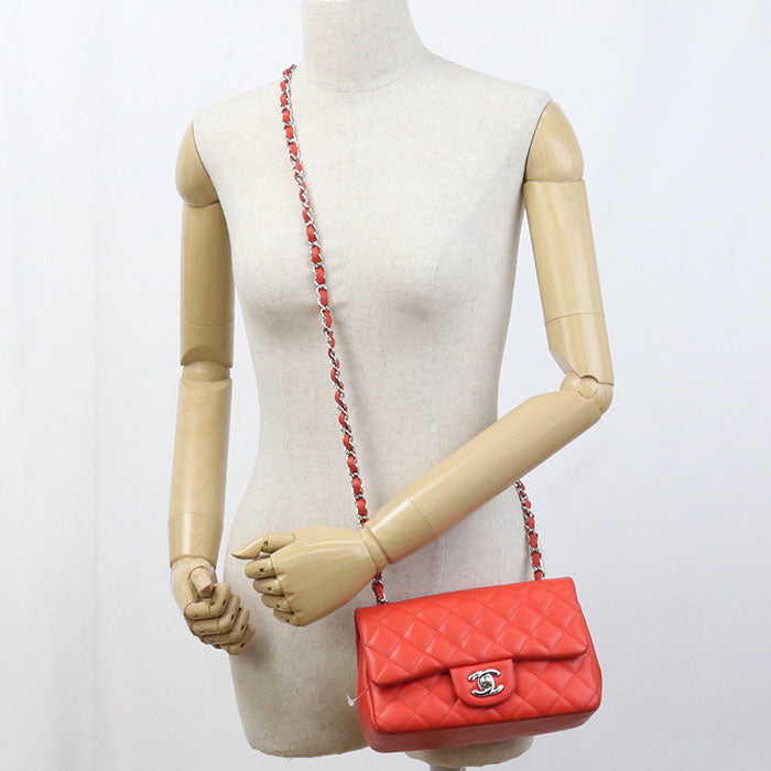 CHANEL Chain Matrasse Diagonal Shoulder bag lambskin 26971146 Women