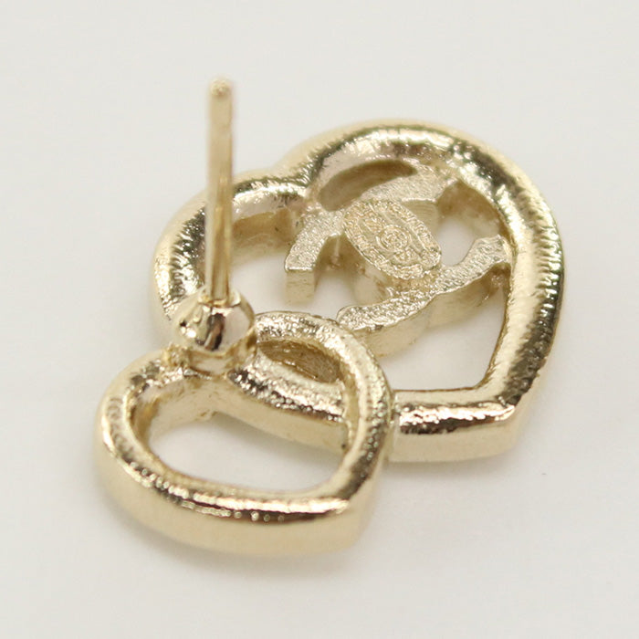 CHANEL Heart Pierce 88000 CH77769 Pierce metal / Heart Pierce Women