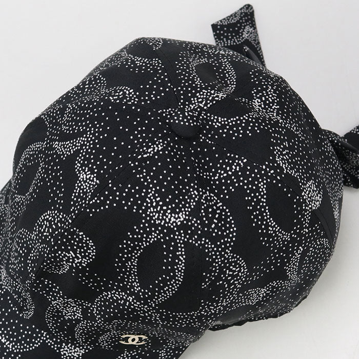 CHANEL Camelia cap silk Women