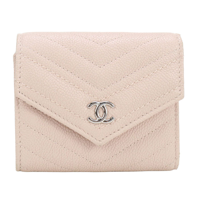 CHANEL Small flap wallet Chevron CH94457 Tri-fold wallet with coin purse / Small flap wallet 24758041 Women