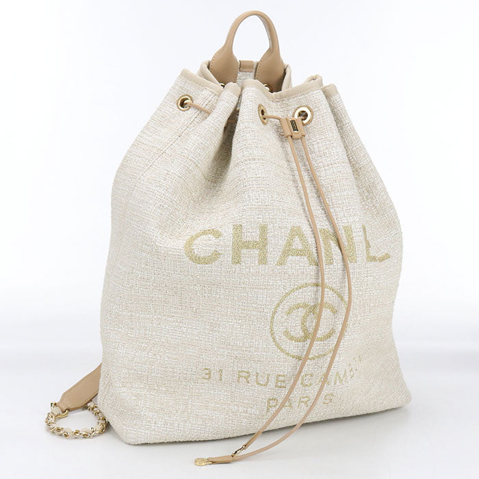 CHANEL Backpack Deauville A93787 Backpack tweed 25262290 Women