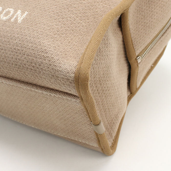 CHANEL Bowling bag 2WAY Deauville Handbag canvas 20850403 Women