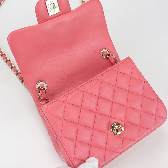 CHANEL Chain Mini Classic A35200 Diagonal Shoulder bag lambskin 30667941 Women