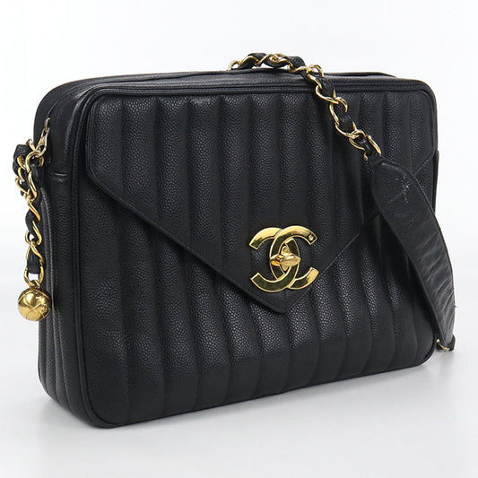 CHANEL Chain Mademoiselle Shoulder bag / caviar 3091539 Women