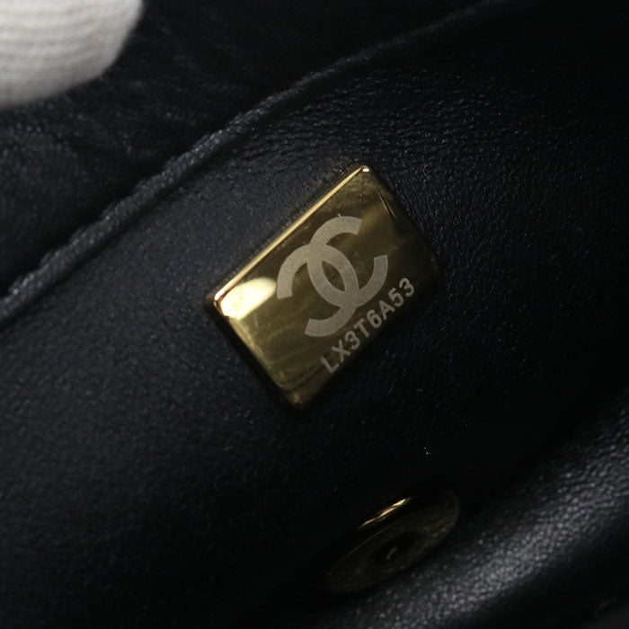 CHANEL Top handle 2WAY Matrasse Handbag lambskin LX3T6A53 Women