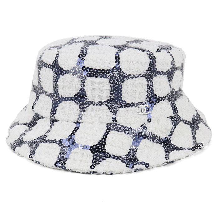 CHANEL Bucket hat COCO Mark hat cotton / polyamide / polyester Women