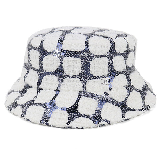 CHANEL Bucket hat COCO Mark hat cotton / polyamide / polyester Women