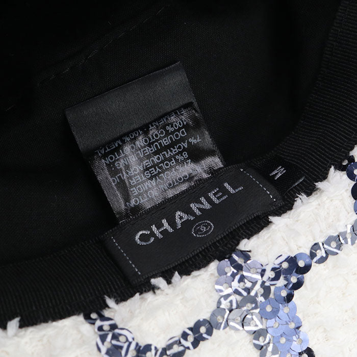 CHANEL Bucket hat COCO Mark hat cotton / polyamide / polyester Women