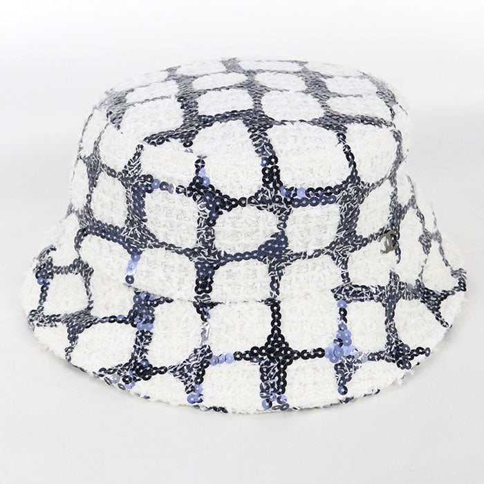 CHANEL Bucket hat COCO Mark hat cotton / polyamide / polyester Women