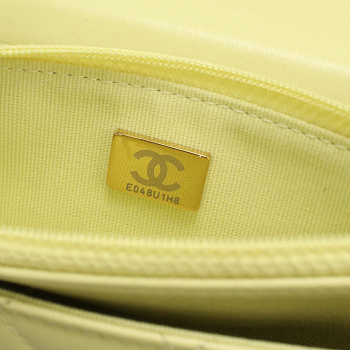CHANEL Matrasse Chain wallet / lambskin E048U1H8 Women