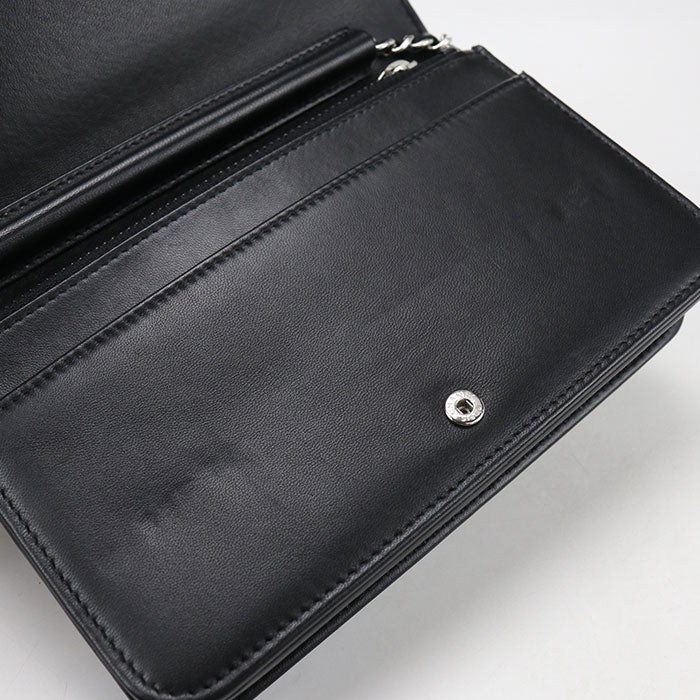 CHANEL Matrasse Chain wallet / lambskin Women