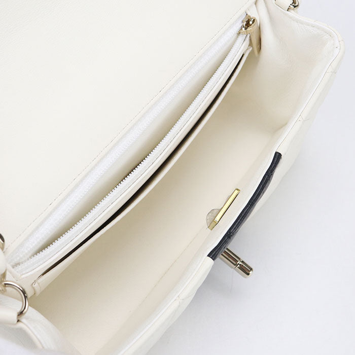 CHANEL Chain Matrasse Diagonal Shoulder bag lambskin NH89JAN2 Women