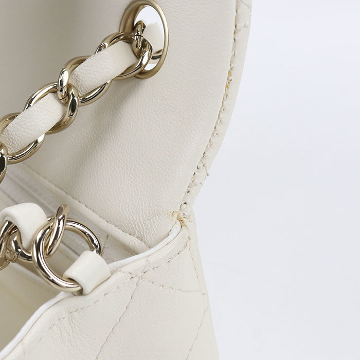 CHANEL Chain Matrasse Diagonal Shoulder bag lambskin NH89JAN2 Women
