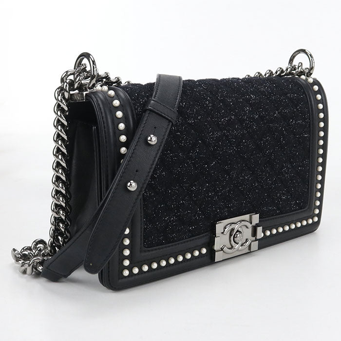 CHANEL Chain Shoulder bag Boy chanel A67086 Diagonal Shoulder bag tweed 26491214 Women