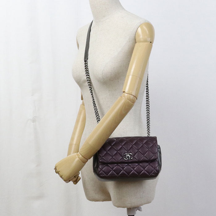 CHANEL Chain Matrasse Shoulder bag lambskin Women