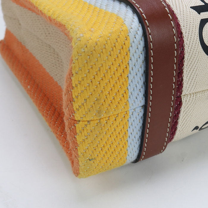CHLOE Small 2WAY Woody Tote bag canvas Women