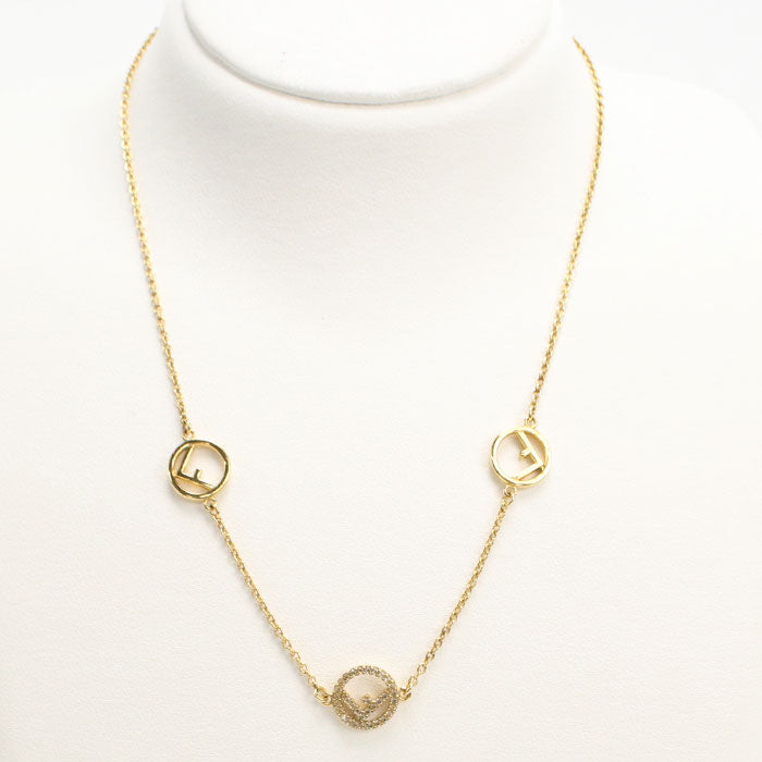 FENDI F is Fendi 8AG735 6DM F089U Necklace metal / Ji Luconia Women