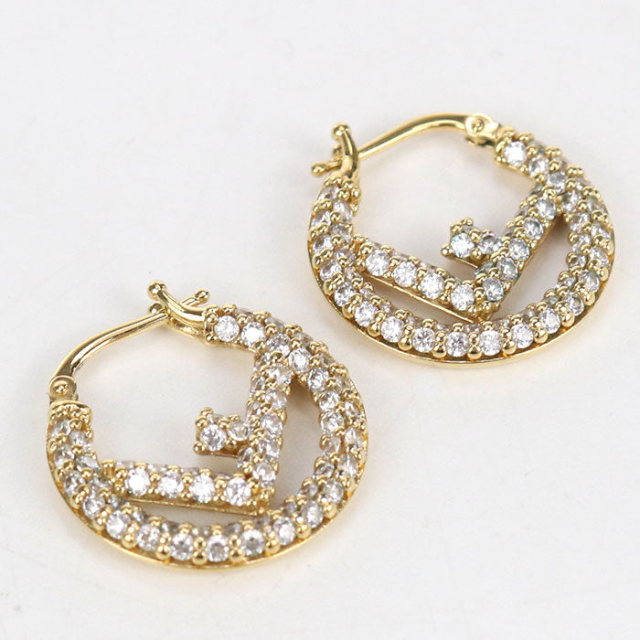 FENDI F is Fendi Pierce metal Women