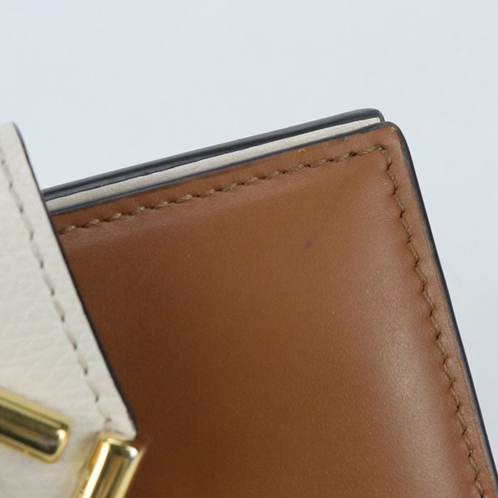 FENDI FF Diamond 8M0386 Bifold Wallet Calfskin Women