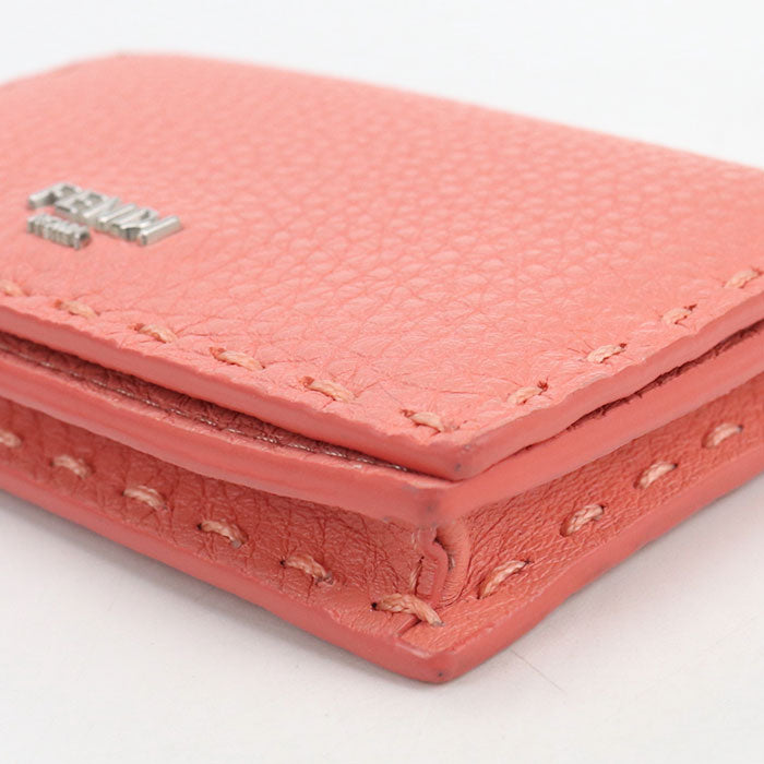 FENDI Selleria Card Case 8M0501 name card holder Calfskin Women