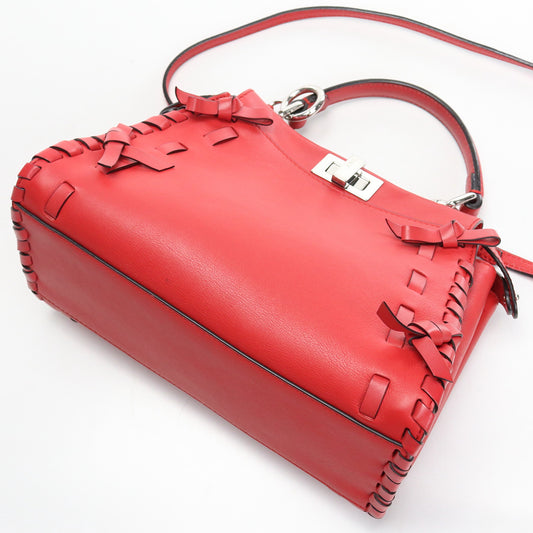 FENDI Peek-a-boo mini 8BN244 A312 R0Y77 Handbag leather Women