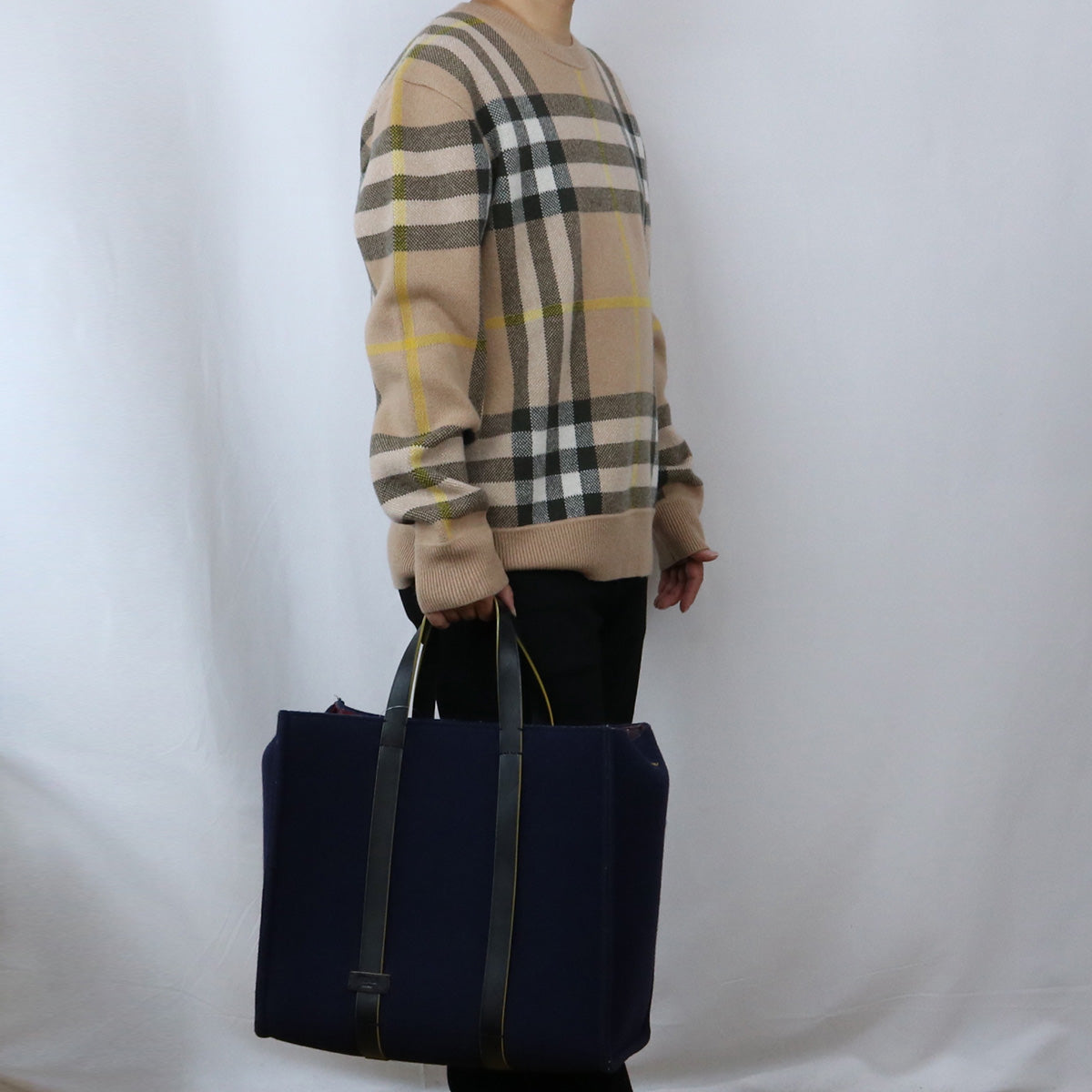 FENDI wool tote FE52992 Tote bag wool / wool tote Men