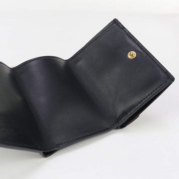 FENDI Micro Tri-Fold Wallet F is Fendi FE86771 Three fold wallet leather / Micro Tri-Fold Wallet Women