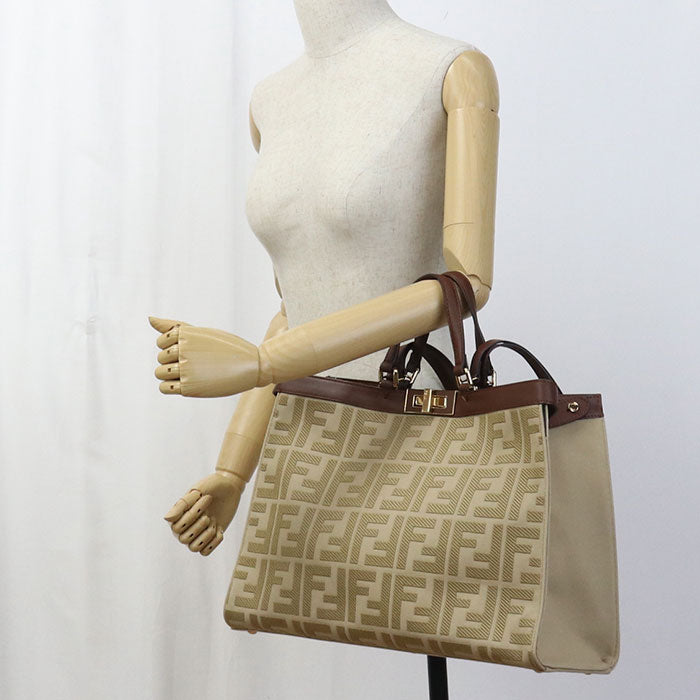 FENDI x tote Peekaboo FE88316 Tote bag Jacquard / x tote Women